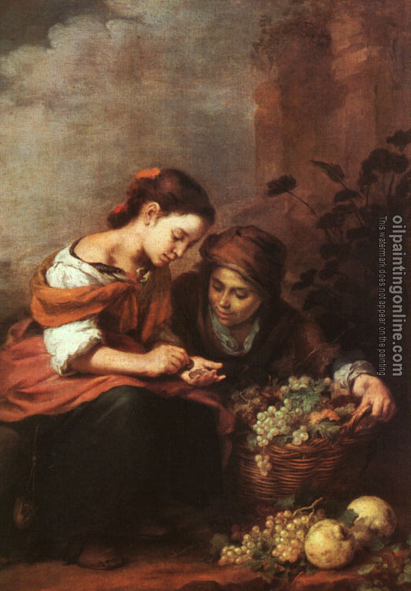 Murillo, Bartolome Esteban - Girls Selling Fruit